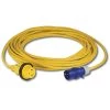 MARINCO Electrical Cord Sets 50' Cordset With European Plug, 16A 230V, Yellow