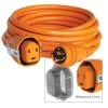 SMARTPLUG Electrical Cord Sets 25' Dual Configuration Cordset, 30A, Orange