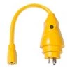 MARINCO Adapters, Plugs & Outlets EEL Pigtail Adapter, 30A 125V Male To 15A 125V Female