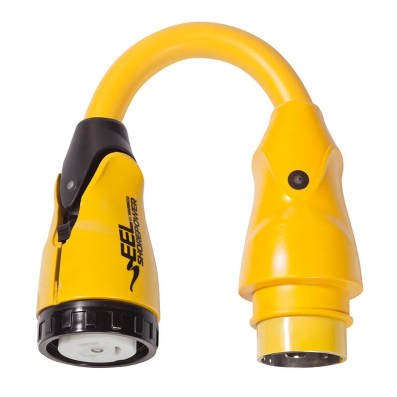 MARINCO Adapters, Plugs & Outlets EEL Pigtail Adapter, 50A 125/250V Male To 50A 125V Female 1 MARINCO Adapters, Plugs & Outlets EEL Pigtail Adapter, 50A 125/250V Male To 50A 125V Female