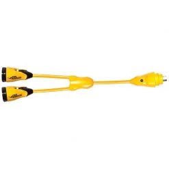 MARINCO Adapters, Plugs & Outlets EEL Y Adapter, 30A 125V Male To 2-30A 125V Females