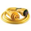 MARINCO Electrical Cord Sets 12' EEL ShorePower Cordset, 30A 125V, Yellow