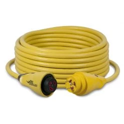 MARINCO Electrical Cord Sets 50' EEL ShorePower Cordset, 30A 125V, Yellow