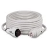 MARINCO Electrical Cord Sets 50' EEL ShorePower Cordset, 30A 125V, White