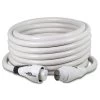 MARINCO Electrical Cord Sets 50' EEL 4 Conductor ShorePower Cordset, 50A 125/250V, White