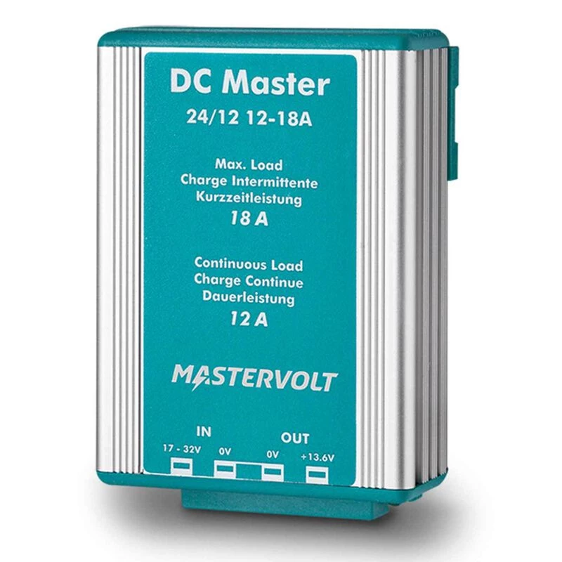 MASTERVOLT Converters & Power Supplies DC Master DC-DC Converter, 24/12V, 12-18A 1 MASTERVOLT Converters & Power Supplies DC Master DC-DC Converter, 24/12V, 12-18A