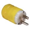 MARINCO Adapters, Plugs & Outlets Nylon Male Plug, 15A 125V, Yellow