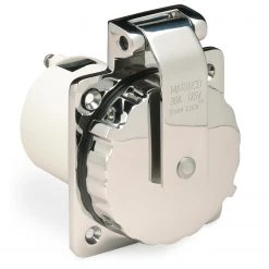 MARINCO Adapters, Plugs & Outlets Inlet, 30A 125V, Stainless Steel