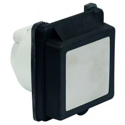MARINCO Adapters, Plugs & Outlets Inlet, 30A 125V, Square, Black, OEM