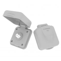 FURRION Phone & Tv Wiring TV Inlet Mini, Gray