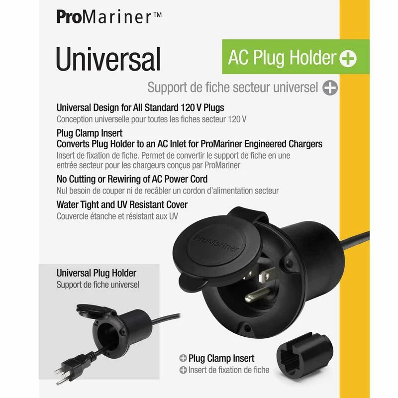 PROMARINER Adapters, Plugs & Outlets Universal AC Plug Holder 3 PROMARINER Adapters, Plugs & Outlets Universal AC Plug Holder - Image 3