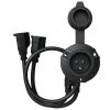 THE NOCO COMPANY Adapters, Plugs & Outlets AC Port Plug With Dual 18" Extension Cord