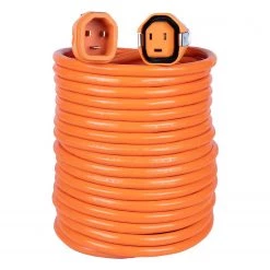 SMARTPLUG Electrical Cord Sets 50' Cordset 30A 125V, Orange