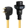 PARK POWER Electrical Cord Sets 30A 25' Detach Power Cord With Handle