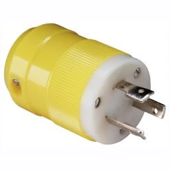 MARINCO Adapters, Plugs & Outlets Male Plug, 20A 125V, Yellow