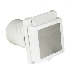 MARINCO Adapters, Plugs & Outlets Inlet , 50A 125/250V, Square, White